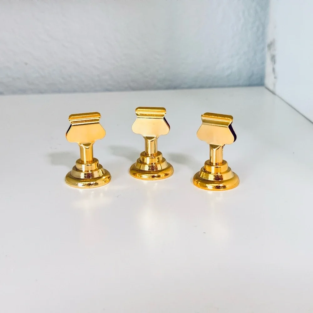 Art Deco Gold Table Name # Holders for Weddings Menu Holder Place Card, Retail